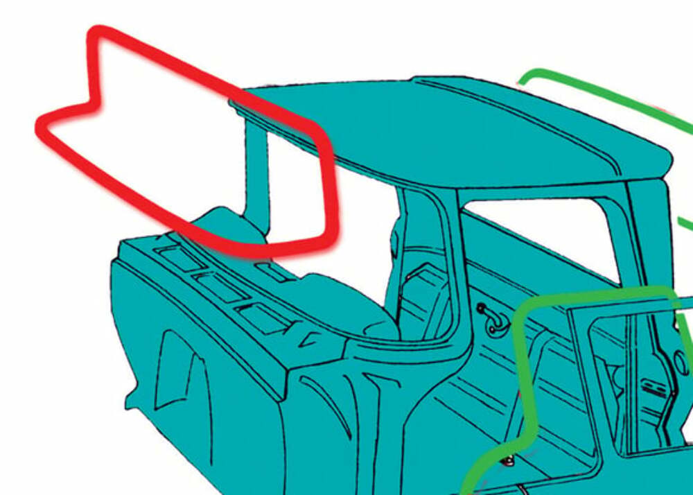 Fits 1988-1991 Chevrolet Blazer; Windsheild Seal - Deluxe W387DLX