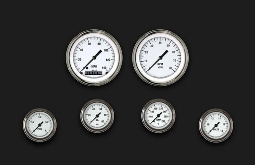 White Hot Six Gauge Set 101 WH101SLF