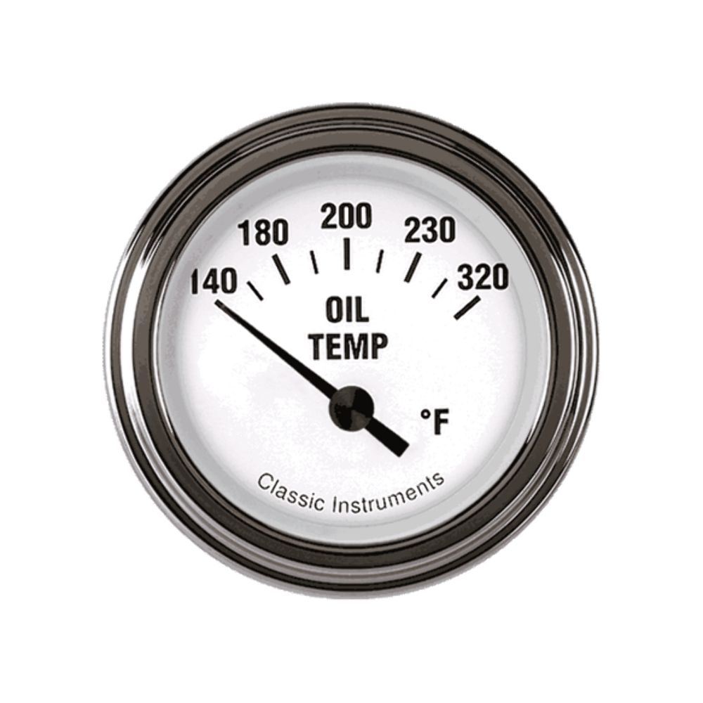 White Hot 2 1/8" Oil Temp WH28SLF