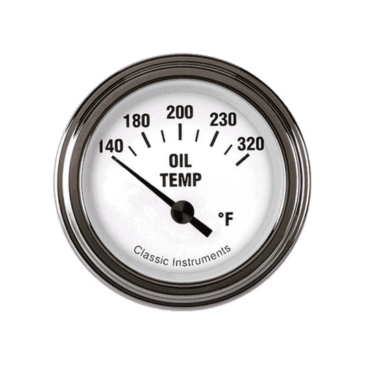 White Hot 2 1/8" Oil Temp WH28SLF