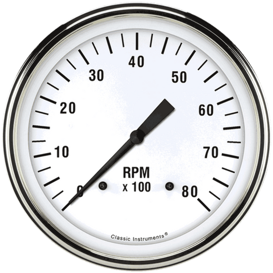 White Hot 4 5/8" Tachometer WH71SLF