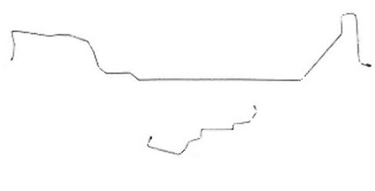 For Jeep Liberty 2003-2005 Intermediate Brake Line w/ No ABS-WIN0242OM-CPP - Intermediate Lines Car Part People