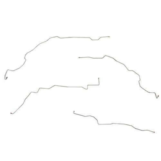 For Jeep Wrangler 2007-2011 2-Door; Intermediate Brake Line -WIN0703SS-CPP - Intermediate Lines Car Part People