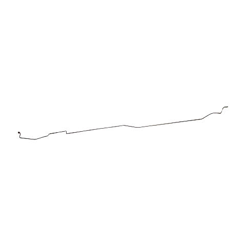 1977-1979 Dodge Power Wagon Intermediate Brake Line 4x4 Long Bed Stainless WIN7704SS