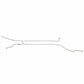 1981-93 Dodge W250 Intermediate Brake Line 4WD RWABS Reg Cab Long Bed WIN9201SS