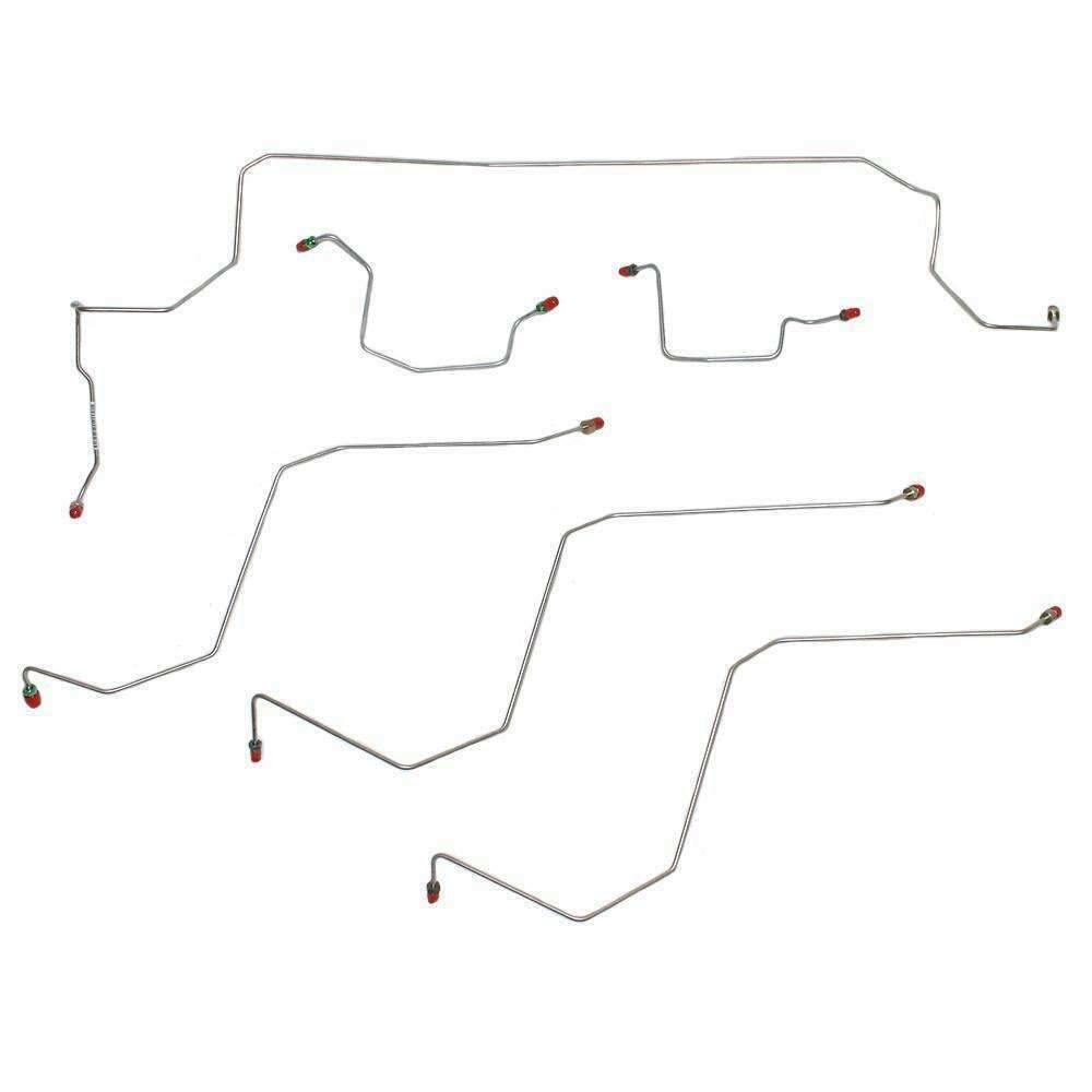 Front Brake Line Kit WKT0202OM 2WD AWABS for 02-05 Dodge Ram 1500 - Front Lines Car Part People