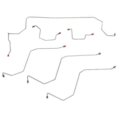02-05 Dodge Ram 1500 Front Brake Line Kit 2WD AWABS Stainless Steel - Front Lines Car Part People