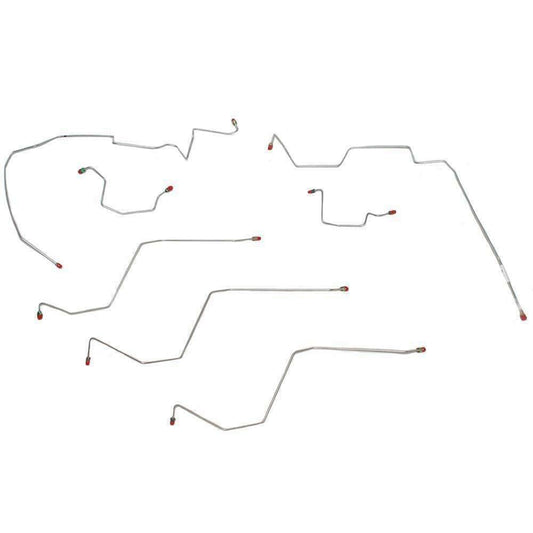 Dodge Ram 1500 2002-2005 Front Brake Line Kit w/ 4WD AWABS Steel WKT0204OM-CP
