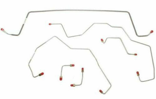 2002 Jeep Liberty Front Brake Line Kit 4x4 No ABS No Traction Control -WKT0241OM - Front Lines Car Part People