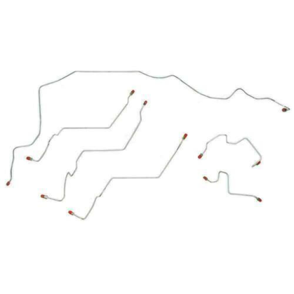For Dodge Ram 3500 2003-2005 Front Brake Line Kit w/ 4WD AWABS-WKT0354OM - Front Lines Car Part People