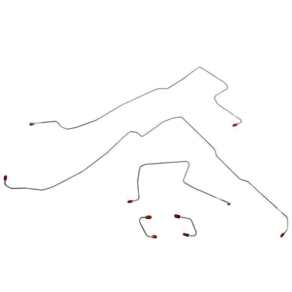 For Jeep Wrangler 1997-2006 Front Brake Line Kit w/ No ABS-WKT0355OM-CPP - Front Lines Car Part People