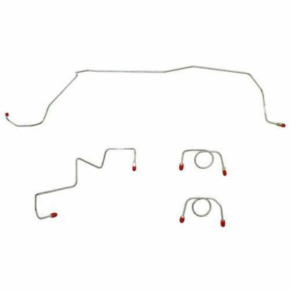 2003-05 Dodge Neon Front Brake Line Kit SRT-4 All Variants Steel - WKT0381OM - Front Lines Car Part People