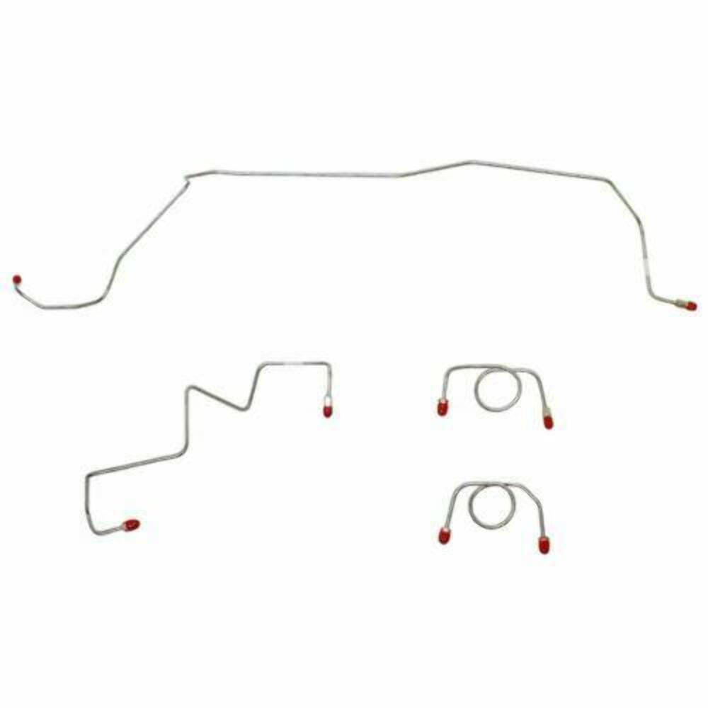 2003-05 Dodge Neon Front Brake Line Kit SRT-4 All Variants Stainless - WKT0381SS - Front Lines Car Part People