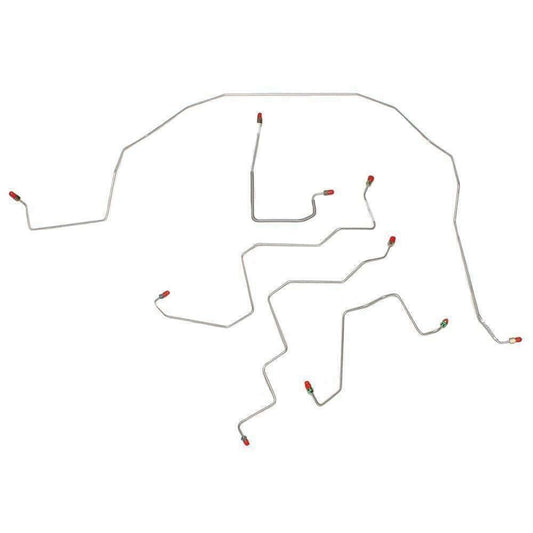 Fits 2006 Dodge Ram 1500 Front Brake Line Kit 4WD Stainless Steel - Front Lines Car Part People