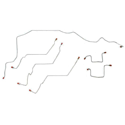 Front Brake Line Kit For Dodge Ram 2500 2006-09 4WD AWABS COARSE Threads WKT0602OM - Front Lines Car Part People