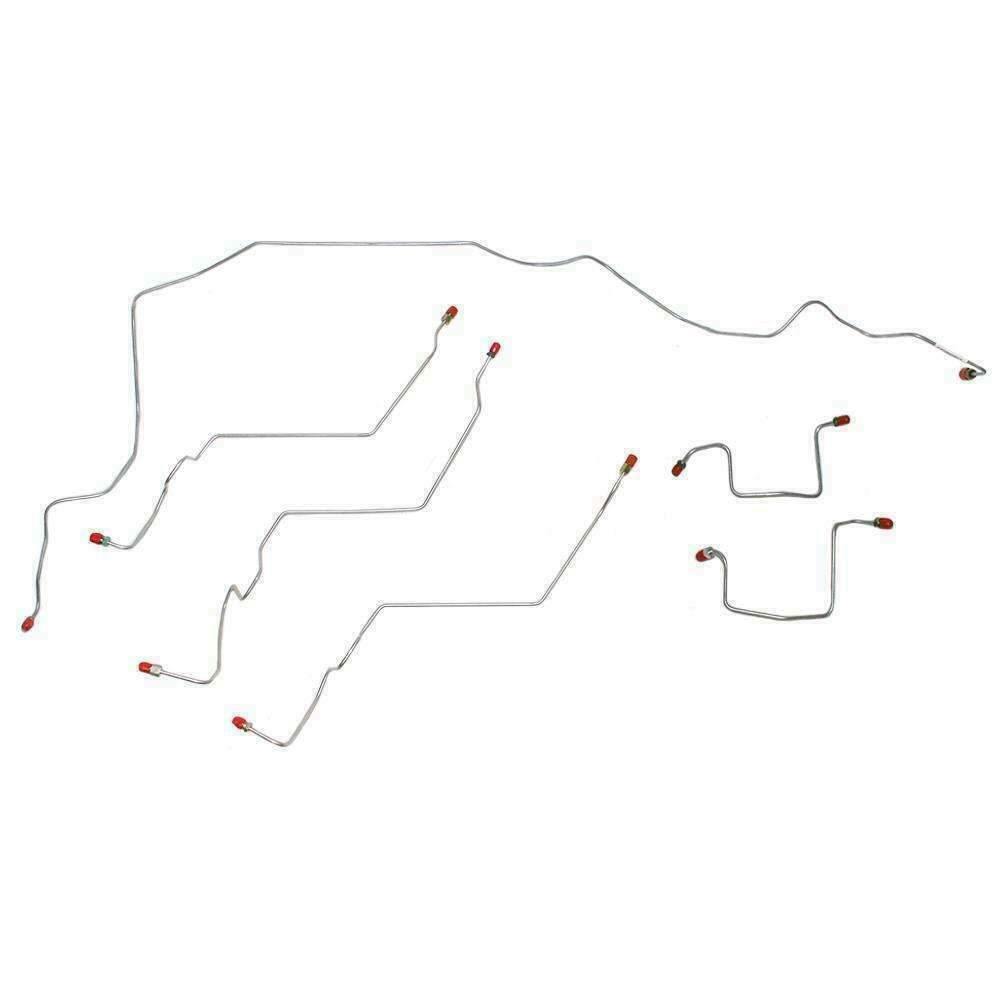 Front Brake Line Kit For Dodge Ram 2500 2006-09 w/ 4WD AWABS Coarse Threads WKT0602SS