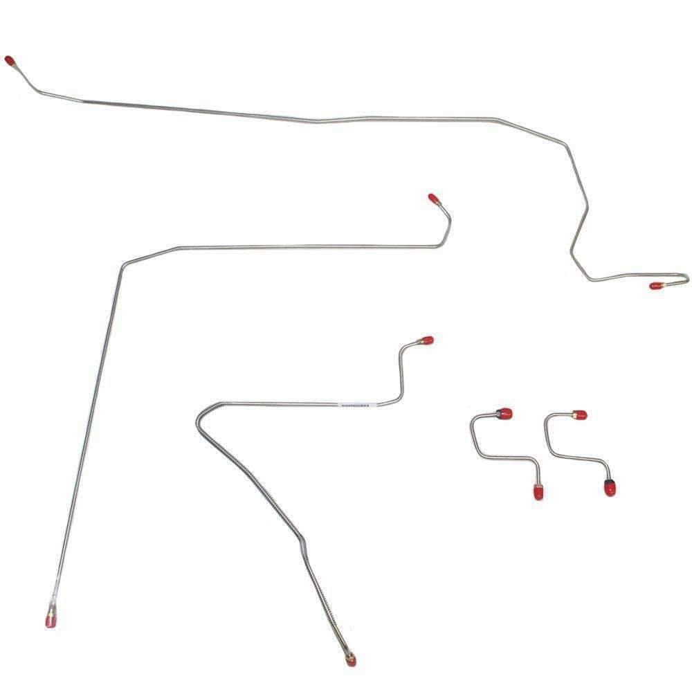 For Jeep Wrangler 1993-1995 Front Brake Line Kit -WKT9351SS-CPP - Front Lines Car Part People