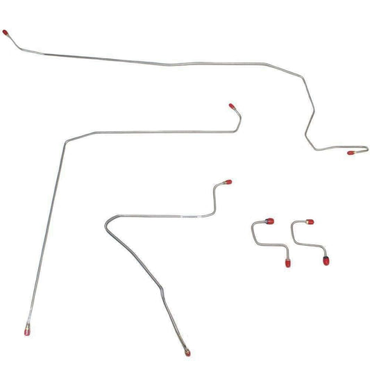 For Jeep Wrangler 1993-1995 Front Brake Line Kit -WKT9351SS-CPP - Front Lines Car Part People