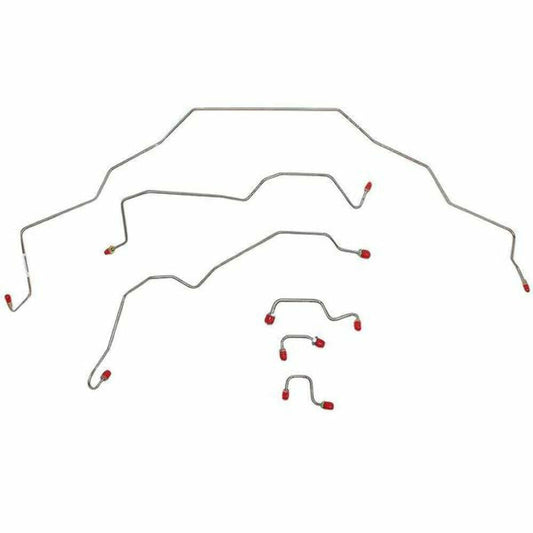 94-95 Dodge Ram Front Brake Line Kit 4WD AWABS Stainless Steel - Front Lines Car Part People