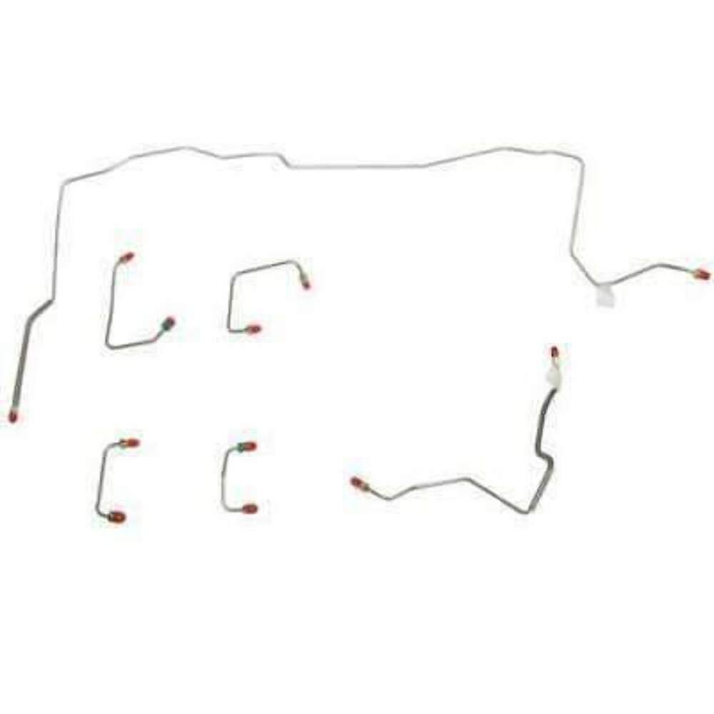 For Jeep Grand Cherokee 1994 Front Brake Line Kit w/ DiscBrakes-WKT9451SS-CPP - Front Lines Car Part People