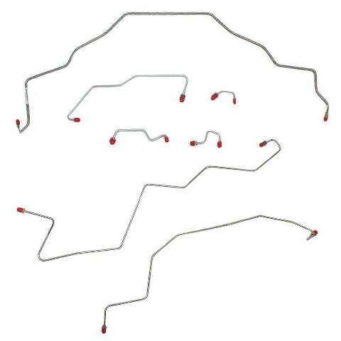 95-97 Dodge Ram Front Brake Line Kit 2WD AWABS Stainless Steel