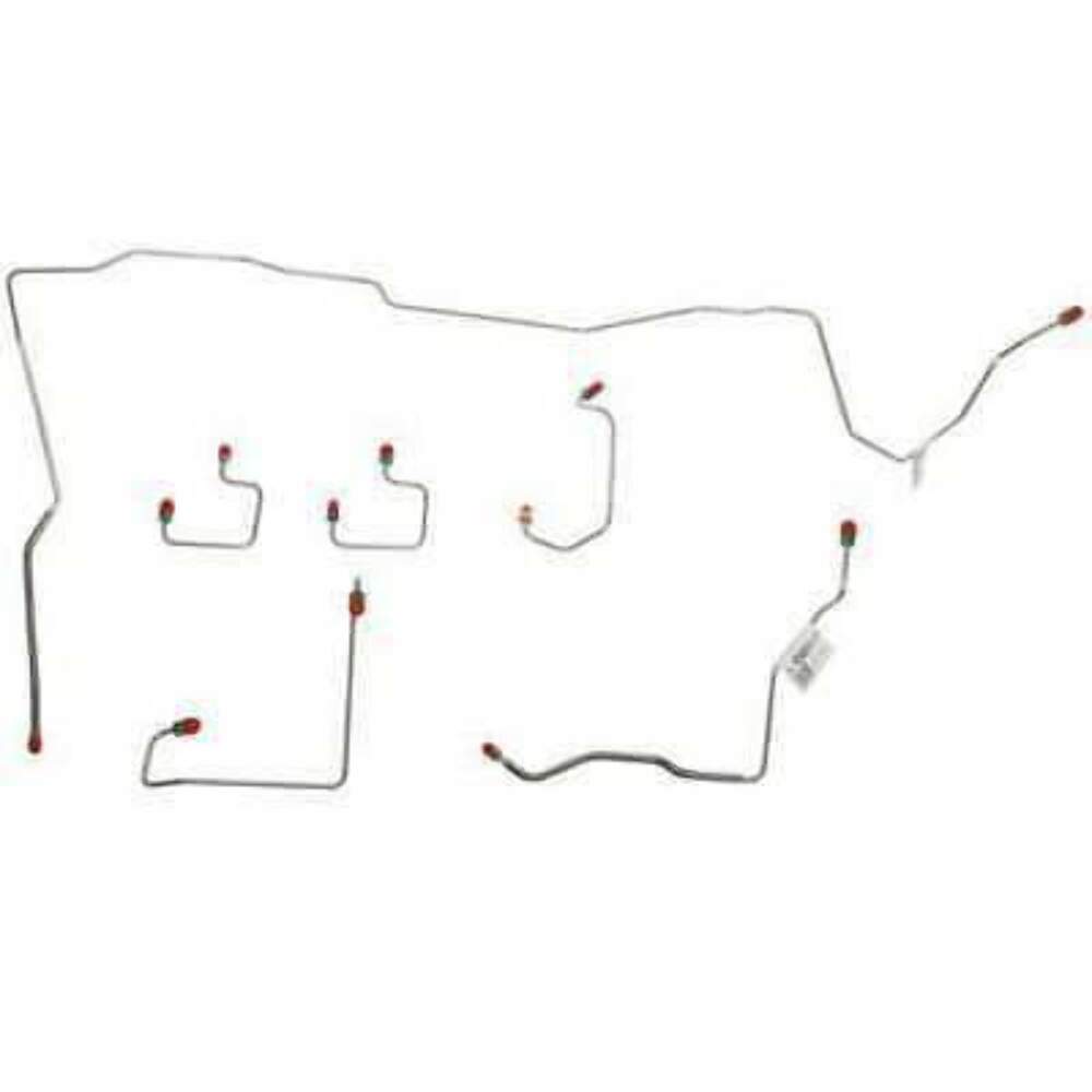 For Jeep Grand Cherokee 1995-1996 Front Brake Line Kit DiscBrakes-WKT9551OM-CPP - Front Lines Car Part People