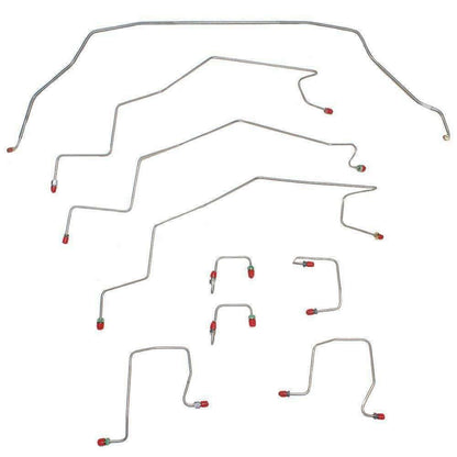 98-01 Dodge Ram 2500 Front Brake Line Kit 2WD AWABS Stainless Steel - Front Lines Car Part People