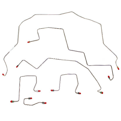 Dodge Ram 3500 1998-2002 Front Brake Line Kit 4WD RWABS Stainless WKT9807SS-CP