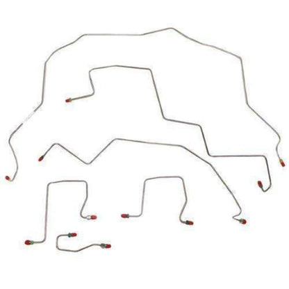 For Dodge Ram 3500 1998-2002 Front Brake Line Kit w/ 4WD Rear ABS-WKT9807SS-CPP - Front Lines Car Part People