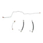 Rear Axle Brake Lines for 01-02 Dodge Ram 2500 Dana 70 Stainless Steel WRA0102SS