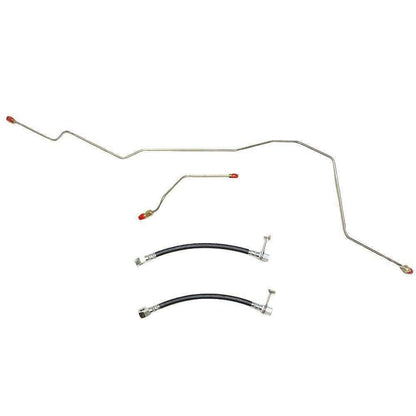 2001-02 Dodge Ram 2500 Rear Axle Brake Line Kit Dana 80 - WRA0103OM - Rear Lines Car Part People