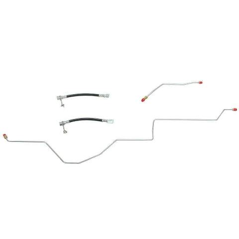2002-2008 Dodge Ram 1500 Rear Axle Brake Lines 9.25" Rear Axle Rear Disc WRA0201SS