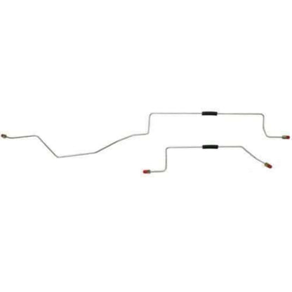 For Jeep Liberty 2002 Rear Axle Brake Lines w/ DiscBrakes Rear-WRA0241SS-CPP - Rear Lines Car Part People