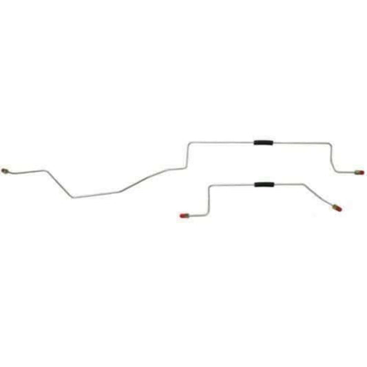 For Jeep Liberty 2002 Rear Axle Brake Lines w/ DiscBrakes Rear-WRA0241SS-CPP - Rear Lines Car Part People