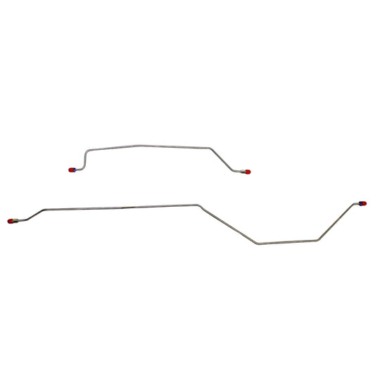 For Jeep Wrangler 1997-2006 Rear Axle Brake Lines w/ Dana Rear-WRA0355SS-CPP - Rear Lines Car Part People