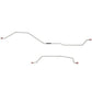 1997-06 Jeep Wrangler Rear Axle Brake Line Kit Dana 44 Rear Drums Stainless Steel