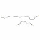 93-95 Jeep Wrangler Rear Axle Brake Lines Non ABS