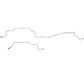 1994-1997 Dodge Ram 2500 Rear Axle Brake Line Kit Automatic Stainless WRA9403SS