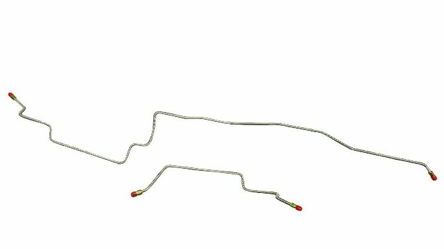 Dodge Ram 2500 1998-01 Rear Brake Lines Automatic Rear Drums Steel WRA9803OM-CP