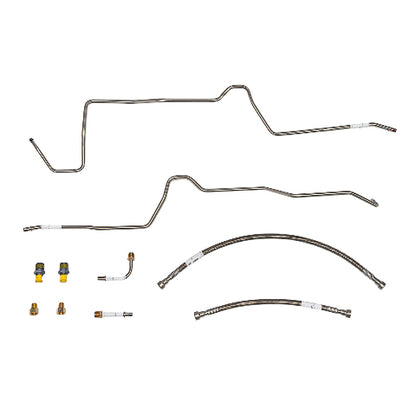 2003-04 Jeep Wrangler Transmission Cooler Lines w/ 4.0L Steel WTC0355OM