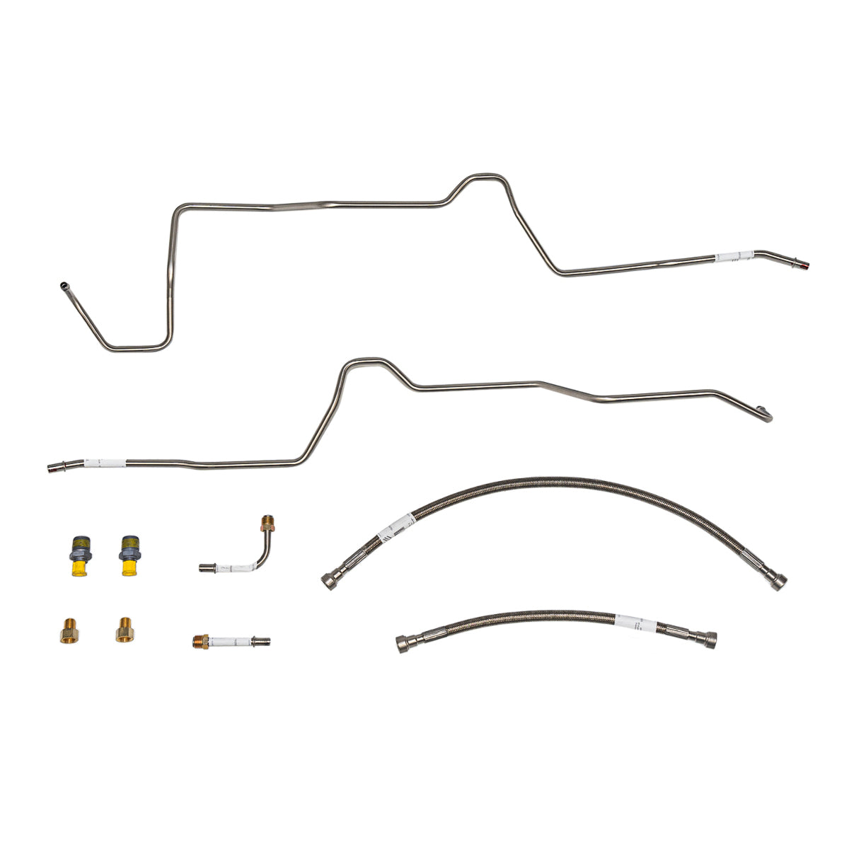 2003-04 Jeep Wrangler Transmission Cooler Lines TJ w/ 4.0L Complete Kit - WTC0355SS - Transmission Lines Car Part People