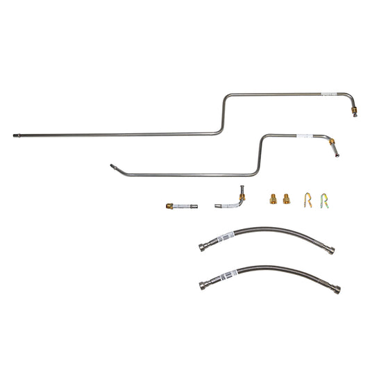 97-02 Jeep Wrangler Transmission Lines Oil Cooler Lines Stainless Steel - Transmission Lines Car Part People