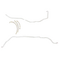 2005-2010 Chevrolet Cobalt 2.2L Fuel Line Kit Stainless XGL0401SS