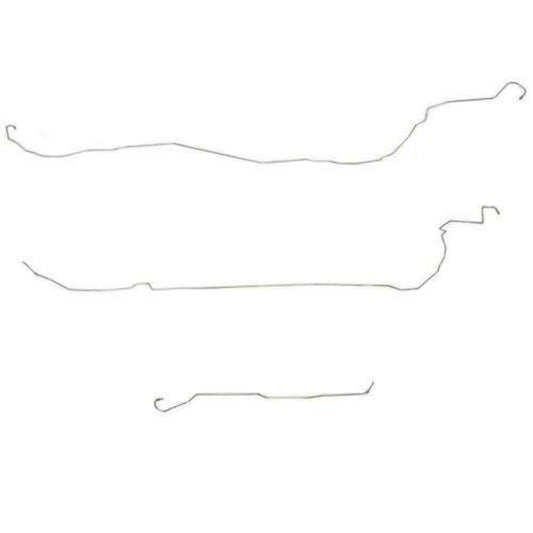 2005-07 Saturn Ion Intermediate Brake Line No-ABS Steel - XIN0402OM - Intermediate Lines Car Part People