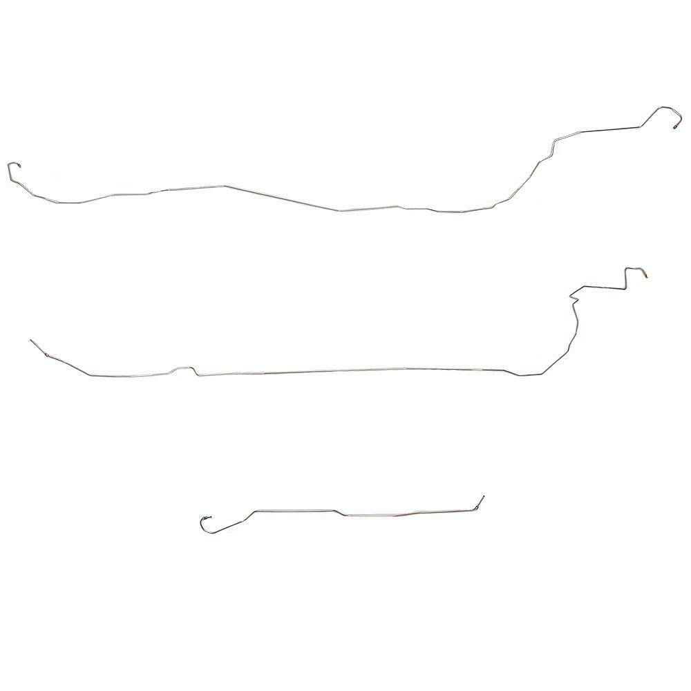 2005-07 Saturn Ion Intermediate Brake Line No-ABS Stainless - XIN0402SS - Intermediate Lines Car Part People
