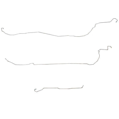 2005-07 Saturn Ion Intermediate Brake Line No-ABS Stainless - XIN0402SS - Intermediate Lines Car Part People