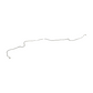 1968 Chevrolet Chevy II Intermediate Brake Line Stainless - XIN6801SS