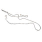 1969 Chevrolet Nova Intermediate Brake Line Standard Brakes Steel - XIN6903OM