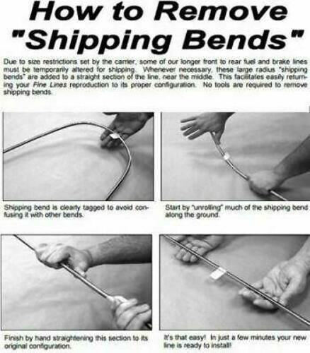 For Chevrolet Cavalier 1996-1999 Intermediate Brake Line 1 Piece-XIN9603OM-CPP