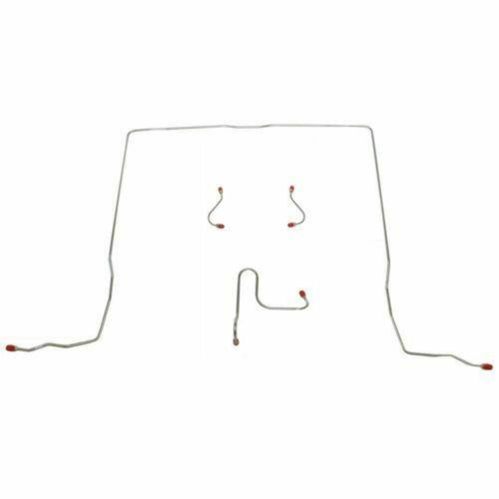 1962-64 Chevrolet Chevy II Front Brake Line Kit Standard Drum Brakes - XKT6201OM - Front Lines Car Part People